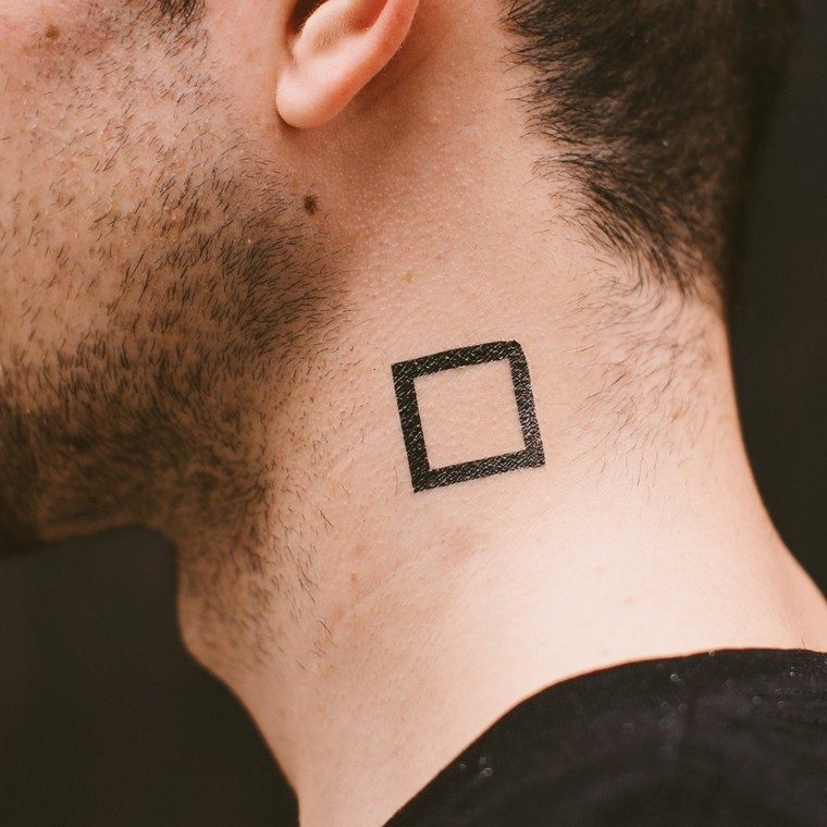 madinga kvadratinės tatuiruotės idėja