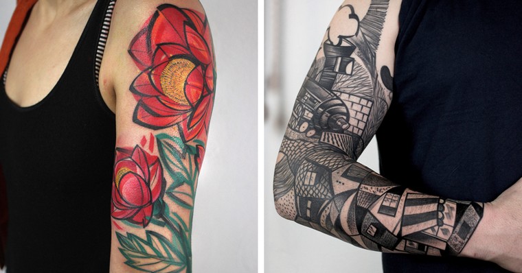 Madingos tatuiruotės vyrams ir moterims
