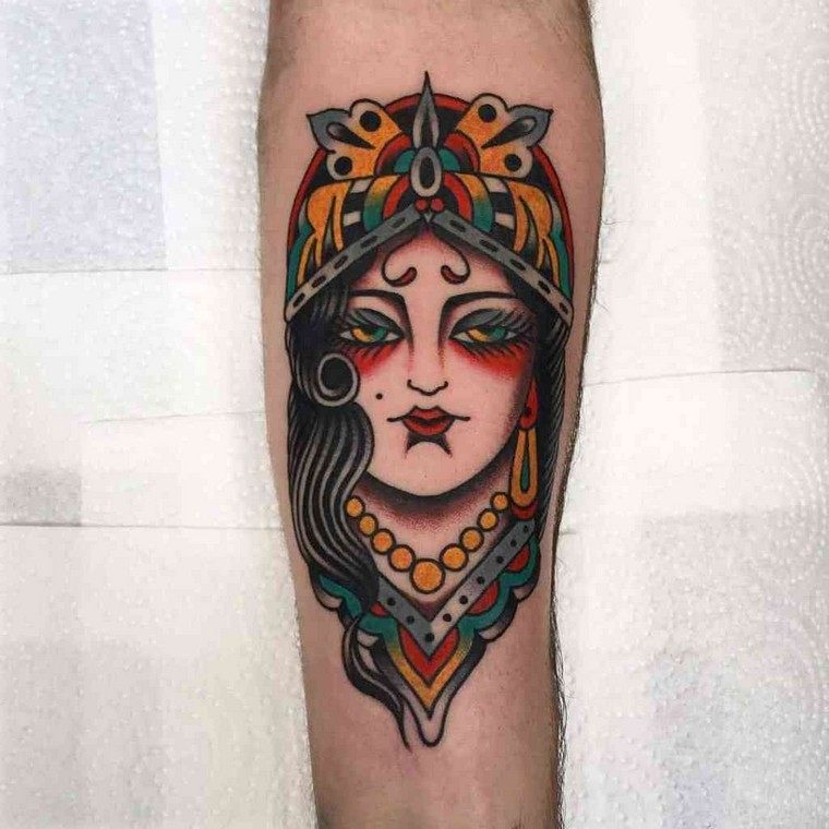 tatuiruotė-tradicinė-idėja-modelio dizainas