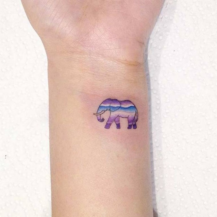 tatuaggio alla moda 2019 elefante tatuaggio