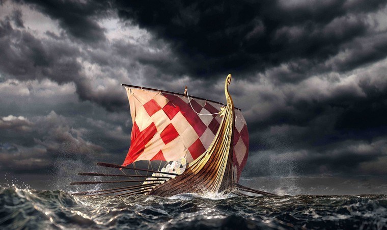 viking-csónak-ötlet-tetoválás-észak