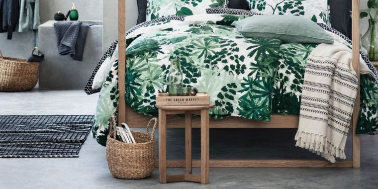 tendenza deco 2018 idee-natura-moderna-camera da letto