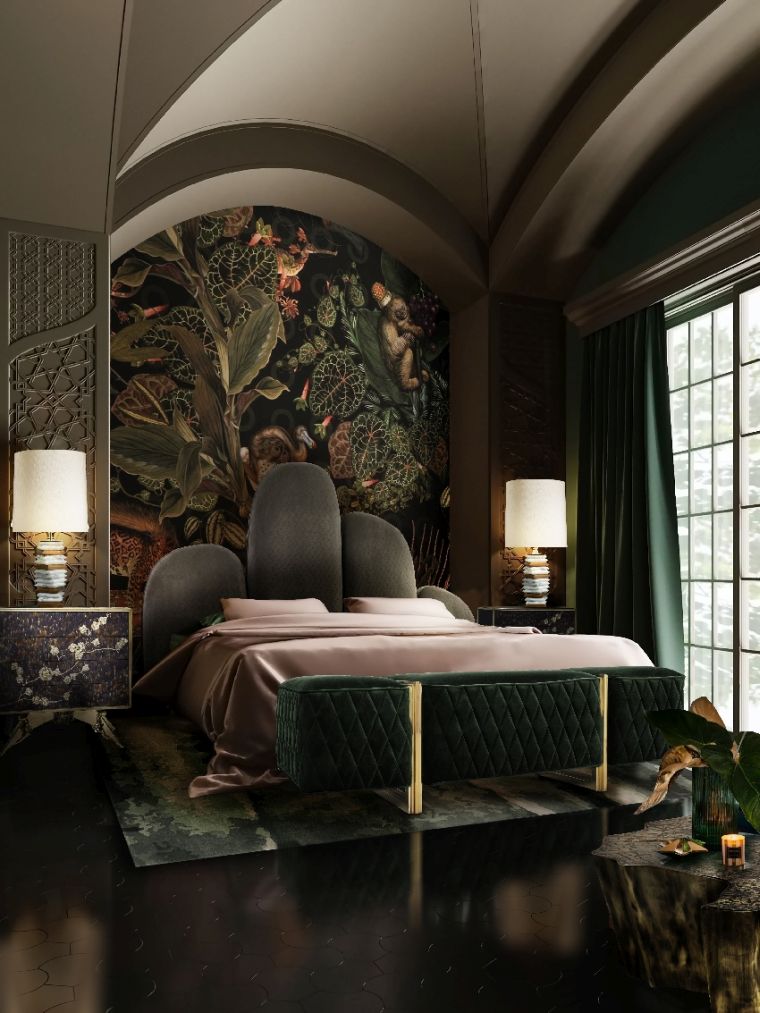 luksuzna deko dekoracija spavaće sobe za odrasle