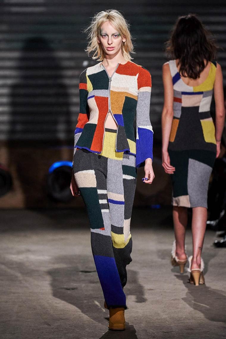 vestiti patchwork per l'inverno