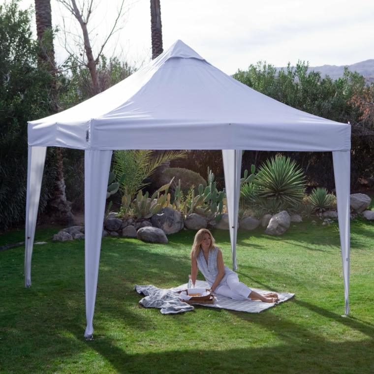 bijeli šator na otvorenom moderna ideja moderan dizajn