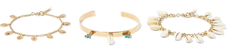 abbigliamento mare - accessori - bracciale oro - Isabel Marant