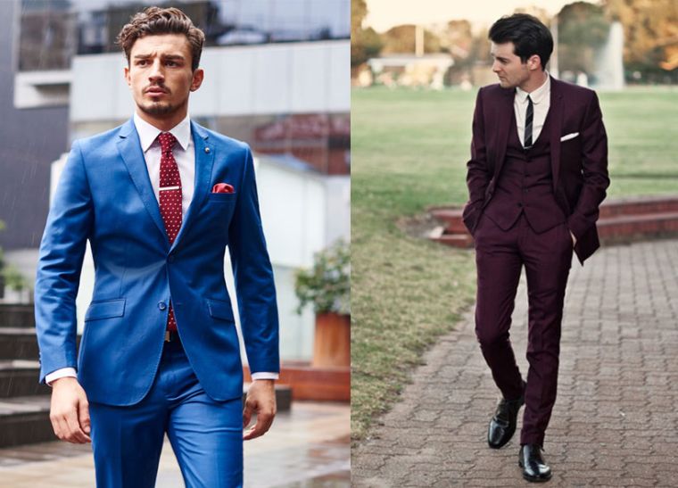 男性のための結婚式の服装カクテル-スーツ-ネクタイ-写真