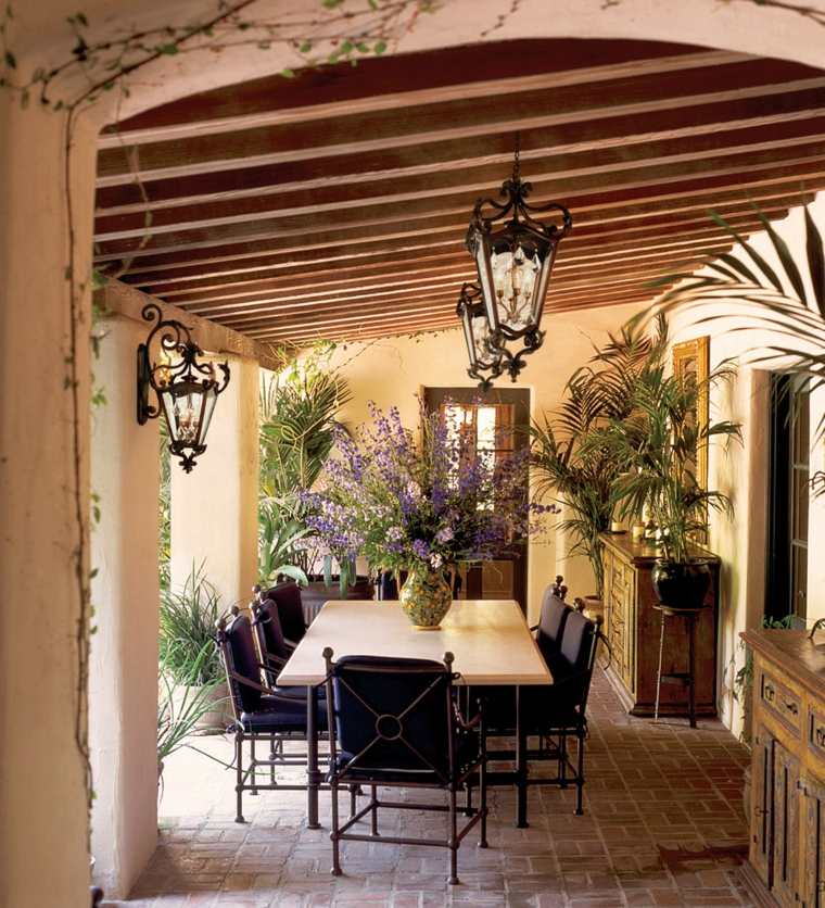 Toskanski stil terasa zakloni talijanski šik ugođaj