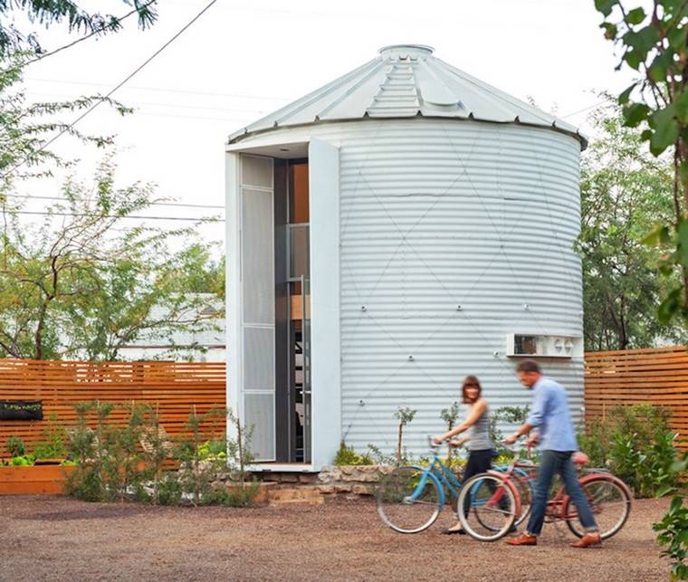 progettazione della casa di conversione del silo