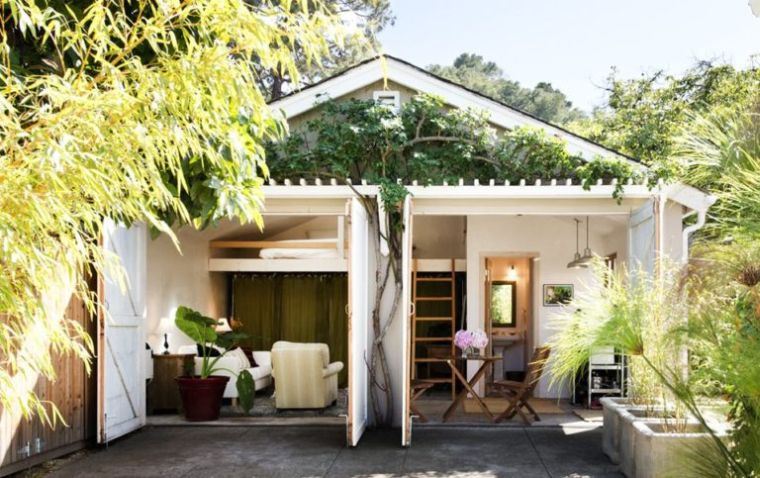pretvoriti garažu u kućnu vrt-šupu-ideje-dizajna interijera