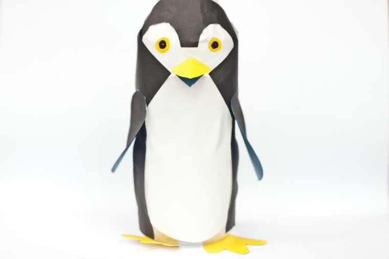 pingvin papir bijela crna žuta djeca promijenila veličinu