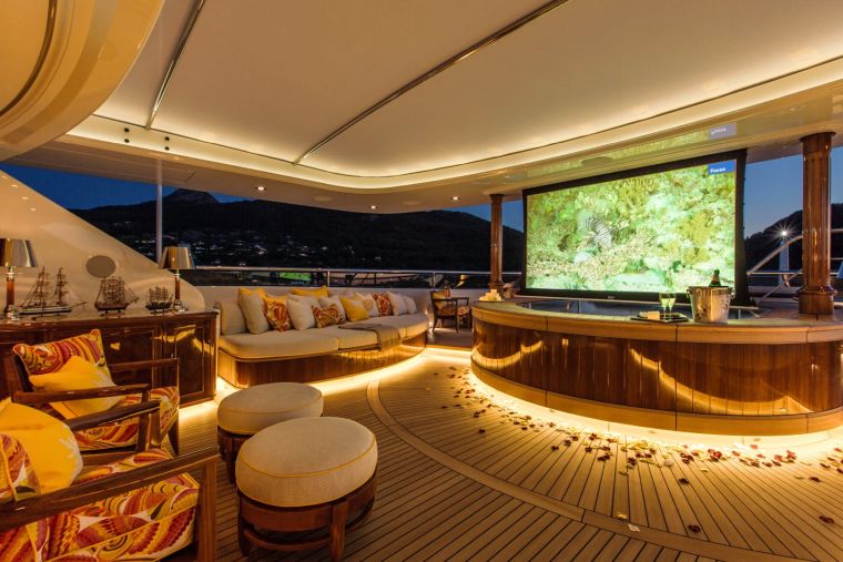 luxus deco design jacht