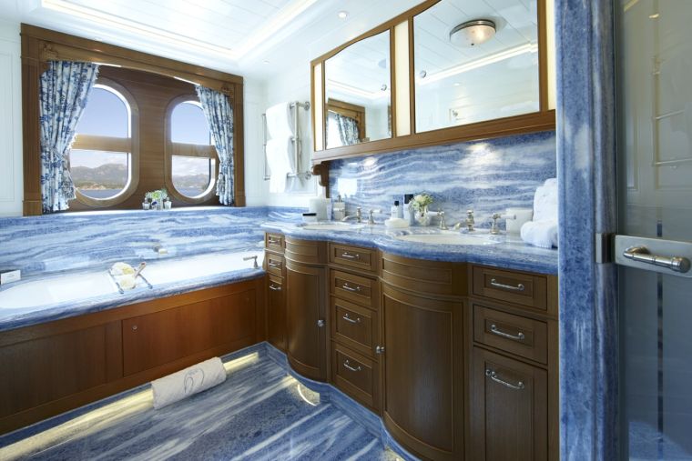 yacht design luxus fürdőszoba