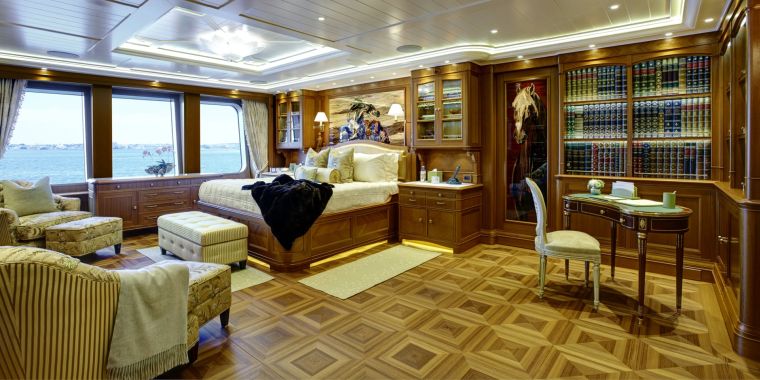 luxus hajó belsőépítészet
