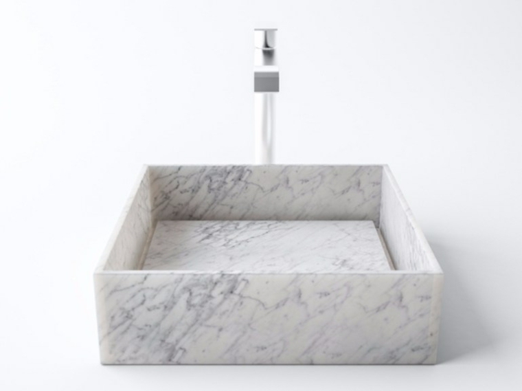 bagno moderno in marmo vanità design idee di interior design moderno