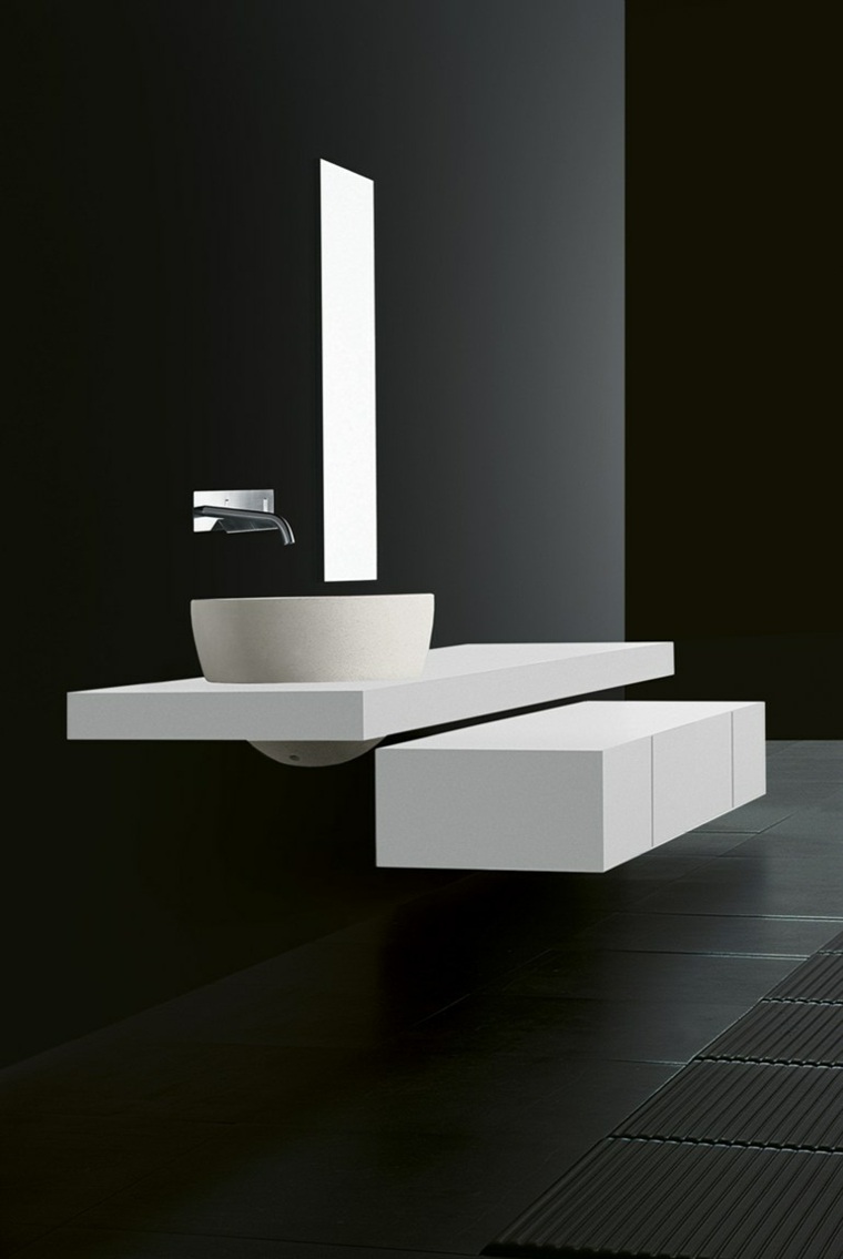 belsőépítészeti fürdőszoba mosdó modern belsőépítészeti kő mosogató