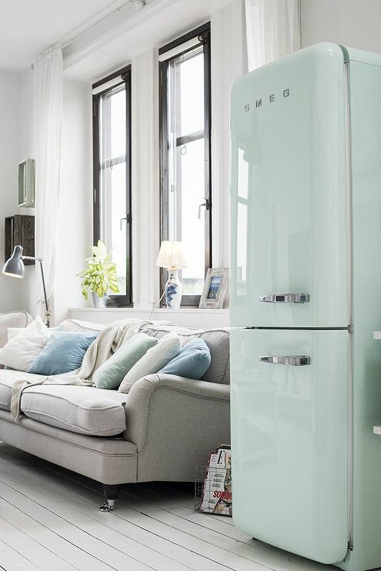 Modern hűtőszekrény színes dizájn bútor stúdió