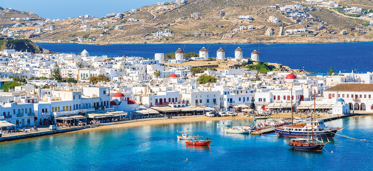 Mikonos Grčka moderni otok