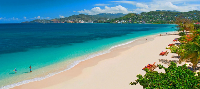 Grenada sziget tengeri strandjai