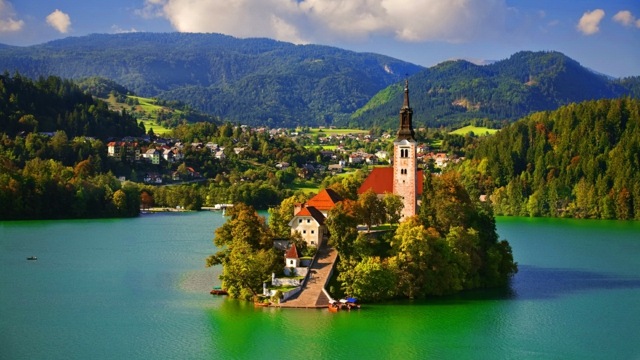 Bledo ežeras Slovėnija