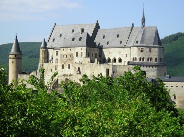 pilis Vianden Liuksemburgas