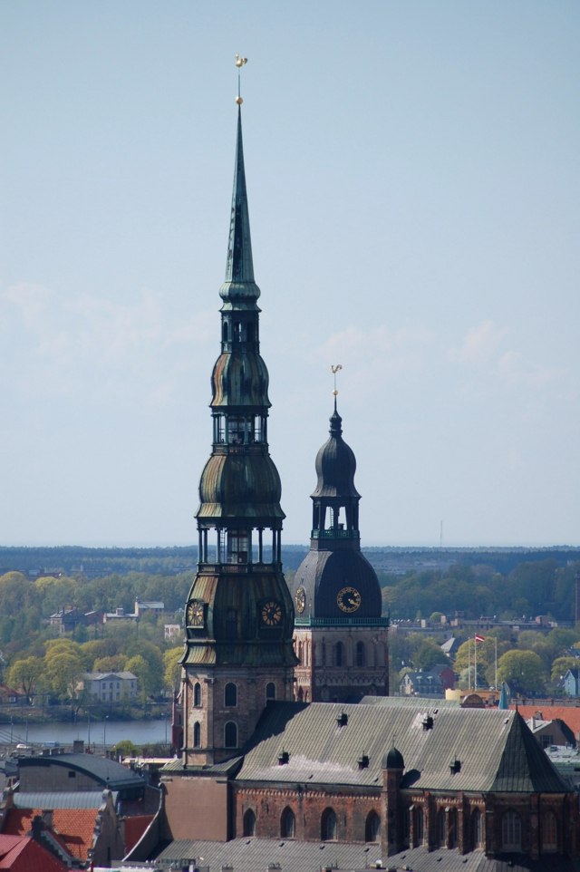 Lettország Szent Péter temploma