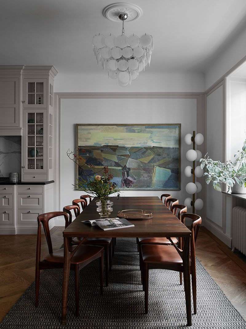 İskandinav tarzı fotoğrafta mutfak tasarımı 2019 modern fikirler